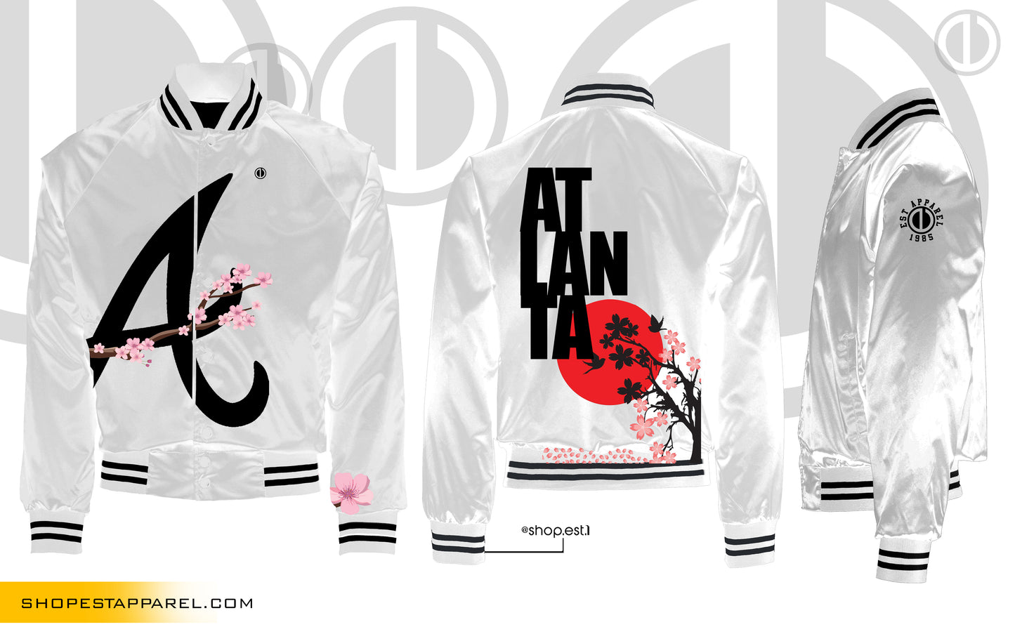 A-Town Black Cherry Reversible Bomber