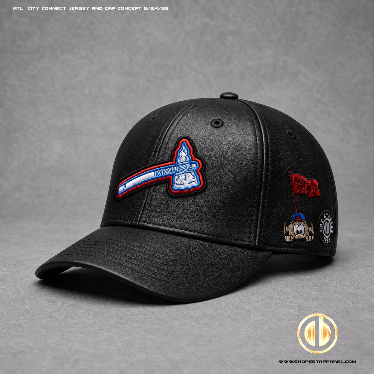 Peek-A-Blooper  404 Black City Connect Trucker Cap